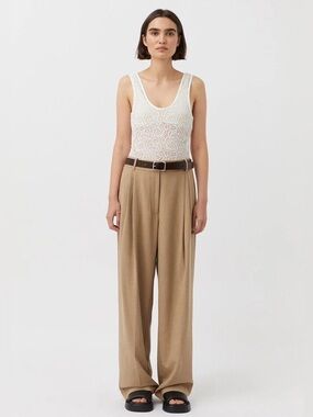 🇦🇺 CAMILLA & MARC Fernando Pants 8 flax NWOT